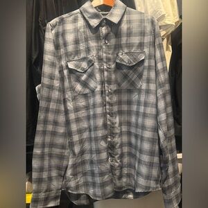 Dixxon teardrop men’s flannel size large tall